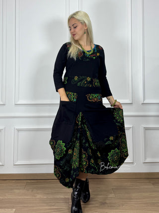 Ruha buggyos szoknyarésszel