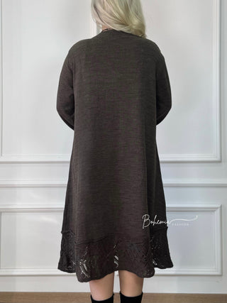 Kötött gyapjúkeverék ruha