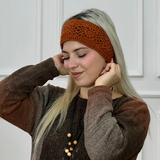 Kézműves gyapjú fejpánt