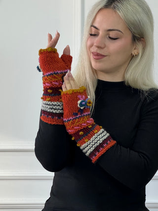 Kézműves gyapjú kézmelegítő