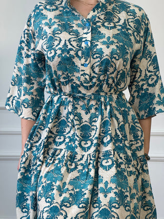 Rochie femeiască din viscoză cu model abstract