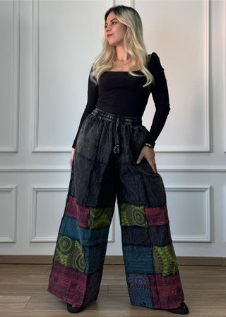 Pantaloni din bumbac cu buzunare