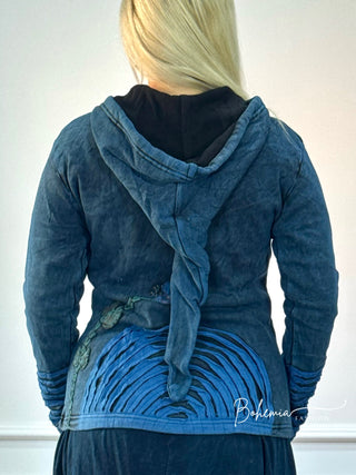 Nepáli bélelt kardigán