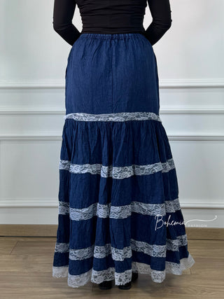 Csipkés hosszú szoknya