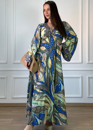 Long sleeve Indian dress