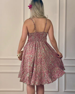 Short dress with bow