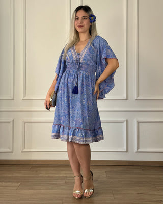 Rochie scurtă cu corset în zona pieptului