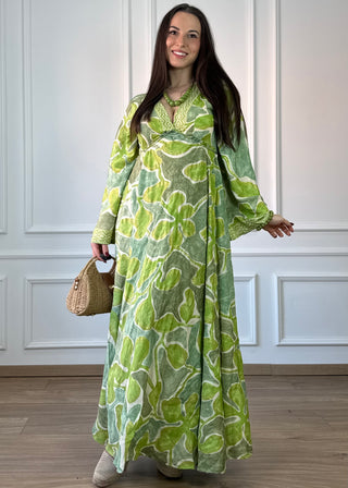 Hosszú ujjú indiai ruha