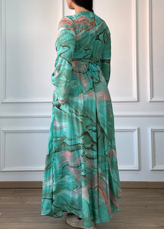 Hosszú ujjú indiai ruha