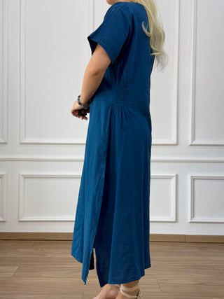 Rochie din bumbac cu buzunare