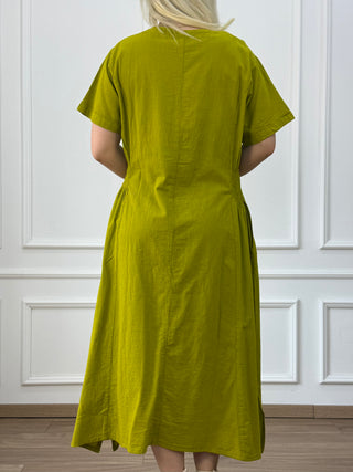 Rochie din bumbac cu buzunare