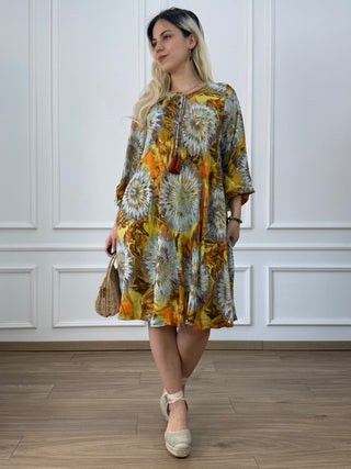 A-vonalú tunika ruha