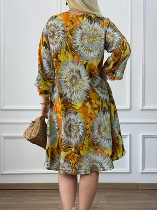 A-vonalú tunika ruha