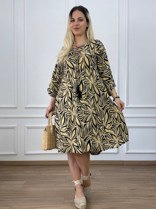 A-vonalú tunika ruha