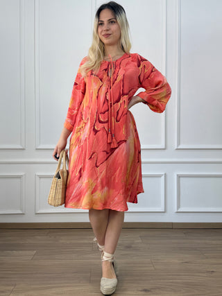 A-vonalú tunika ruha