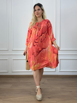 A-vonalú tunika ruha