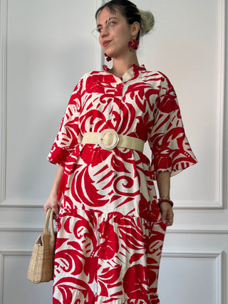 Hosszú ruha megkötővel