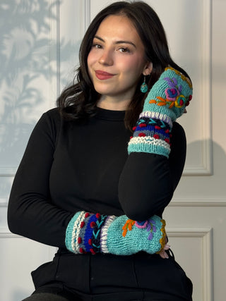 Handcrafted wool hand warmer