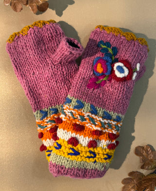 Handcrafted wool hand warmer