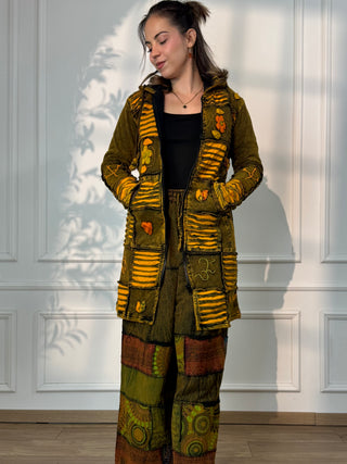 Nepali lined long cardigan