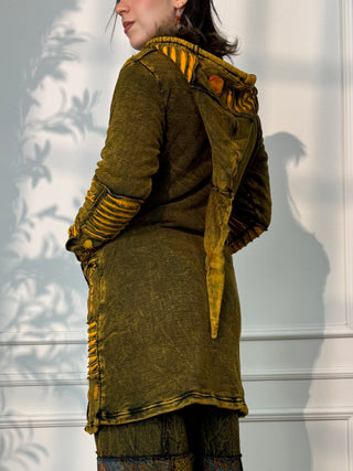 Nepali lined long cardigan