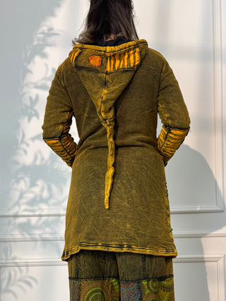 Nepali lined long cardigan