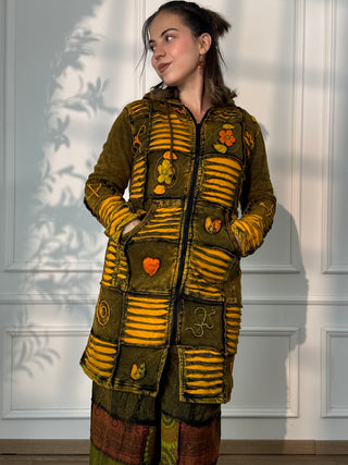 Nepali lined long cardigan
