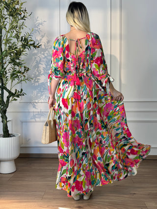 Long sleeve Indian dress