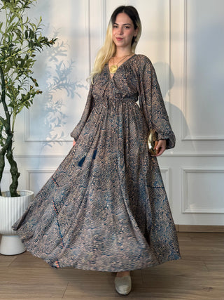 Long sleeve Indian dress