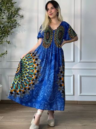 Rochie midi cu piept elasticizat