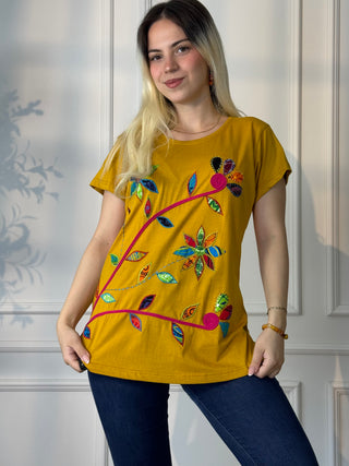 Mandala patterned top