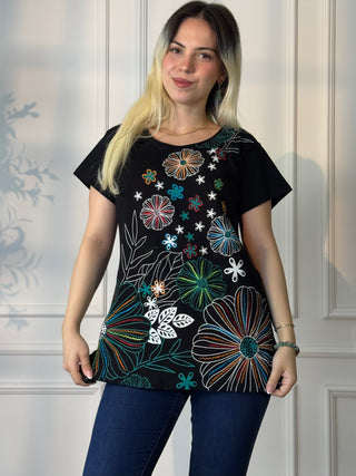 Mandala patterned top