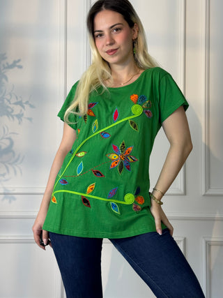 Mandala patterned top