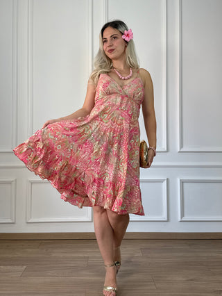 Rochie scurtă cu panglică