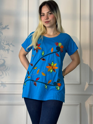 Mandala patterned top
