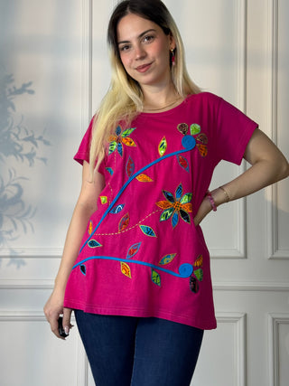 Mandala patterned top