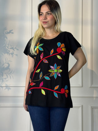 Mandala patterned top