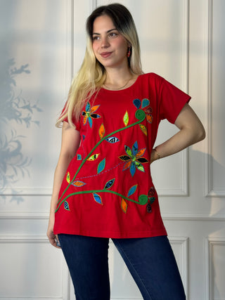Mandala patterned top