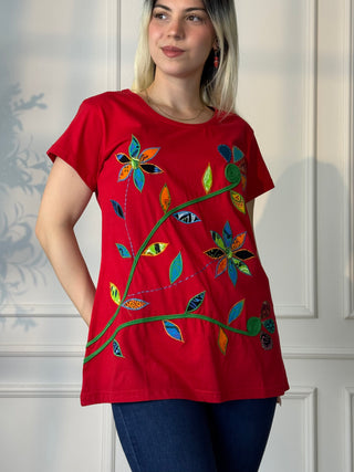 Mandala patterned top